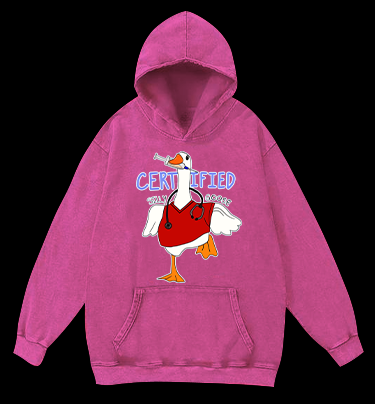 Doctor Goose Madness Vintage Washed 100% Cotton Hoodie