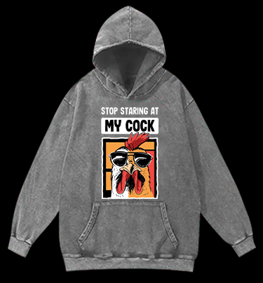 Rooster Talk Vintage Washed 100% Cotton Hoodie