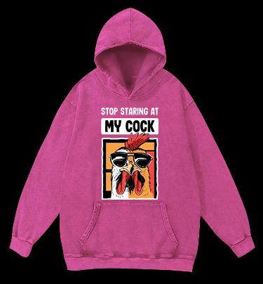 Rooster Talk Vintage Washed 100% Cotton Hoodie