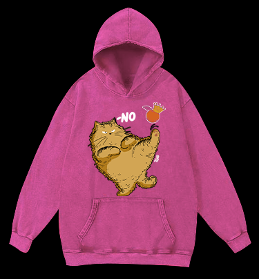 Orange? No! Vintage Washed 100% Cotton Hoodie