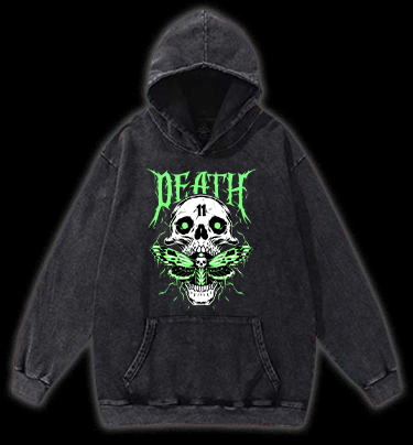 Insect of Doom Vintage Washed 100% Cotton Hoodie