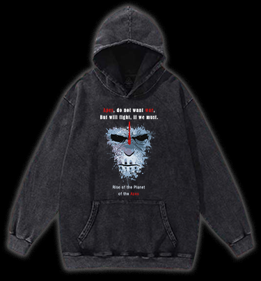 Rise of the Planet of the Apes Vintage Washed 100% Cotton Hoodie