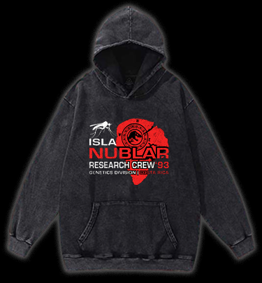JURASSIC PARK Vintage Washed 100% Cotton Hoodie