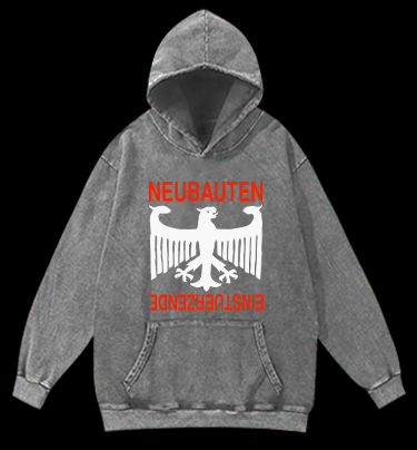 Einstürzende Neubauten Vintage Washed 100% Cotton Hoodie
