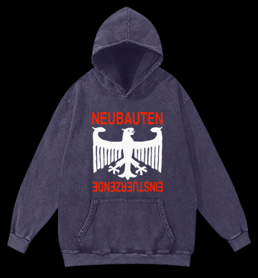 Einstürzende Neubauten Vintage Washed 100% Cotton Hoodie