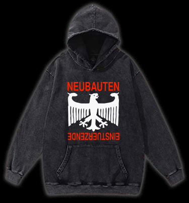 Einstürzende Neubauten Vintage Washed 100% Cotton Hoodie