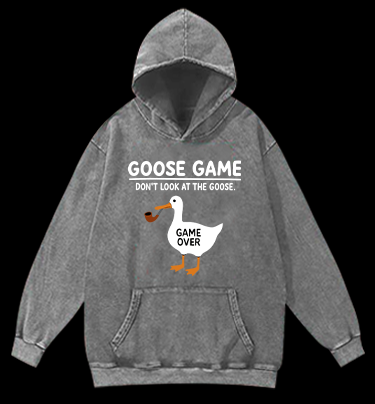 Goose Game Vintage Washed 100% Cotton Hoodie