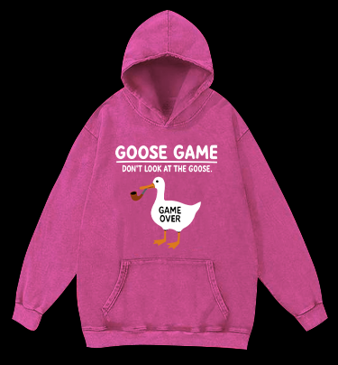 Goose Game Vintage Washed 100% Cotton Hoodie