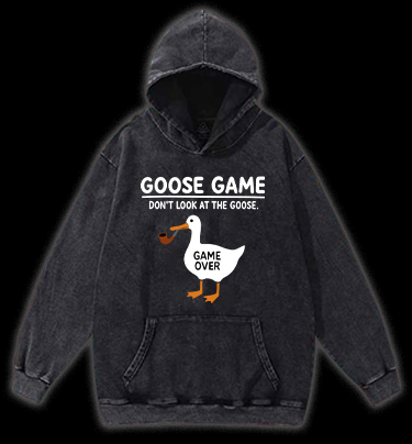 Goose Game Vintage Washed 100% Cotton Hoodie