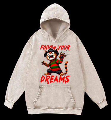 A Nightmare on Elm Street Vintage Washed 100% Cotton Hoodie