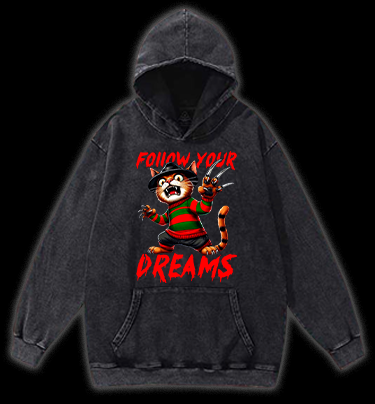 A Nightmare on Elm Street Vintage Washed 100% Cotton Hoodie