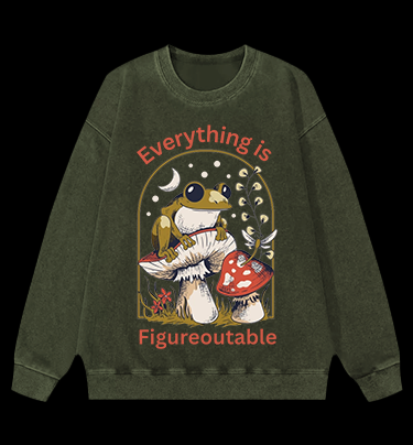 Frog's Figureoutable Vintage Washed 100% Cotton Sweatshirt