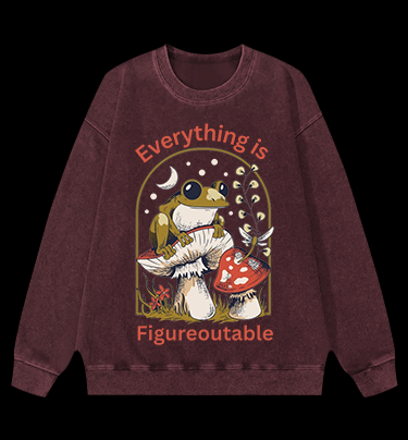 Frog's Figureoutable Vintage Washed 100% Cotton Sweatshirt