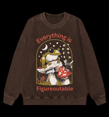 Frog's Figureoutable Vintage Washed 100% Cotton Sweatshirt