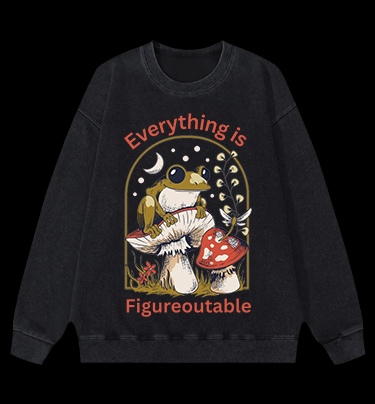Frog's Figureoutable Vintage Washed 100% Cotton Sweatshirt