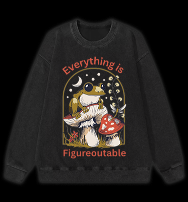 Frog's Figureoutable Vintage Washed 100% Cotton Sweatshirt