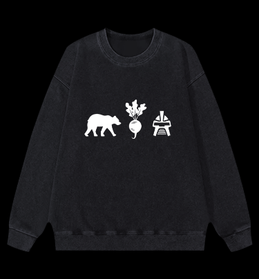 Bears, Beets, Battlestar Galactica Vintage Washed 100% Cotton Sweatshirt