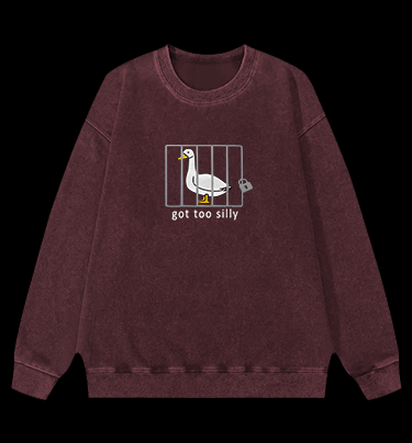 Goose: Silly Prisoner Vintage Washed 100% Cotton Sweatshirt