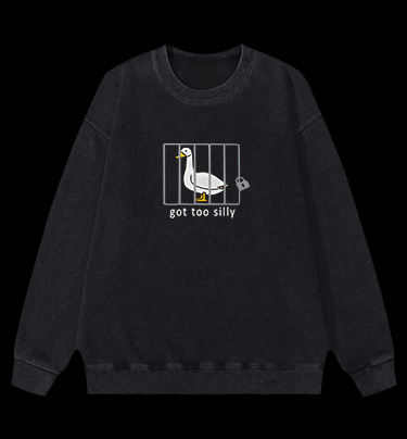 Goose: Silly Prisoner Vintage Washed 100% Cotton Sweatshirt