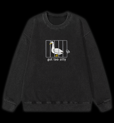 Goose: Silly Prisoner Vintage Washed 100% Cotton Sweatshirt