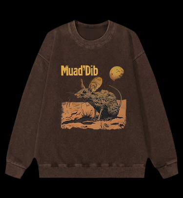 Mouse: Dune Symbol Vintage Washed 100% Cotton Sweatshirt