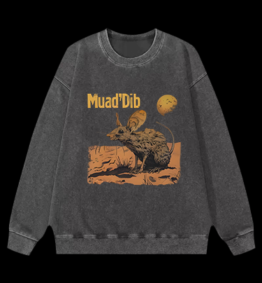 Mouse: Dune Symbol Vintage Washed 100% Cotton Sweatshirt