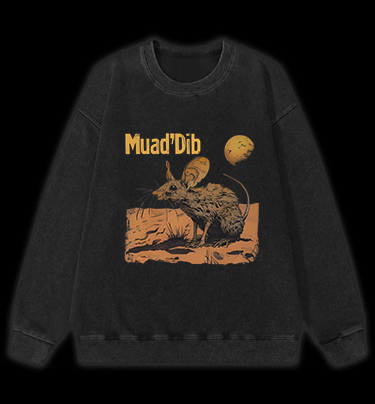 Mouse: Dune Symbol Vintage Washed 100% Cotton Sweatshirt