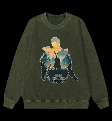 Monkey's Epic Fun Vintage Washed 100% Cotton Sweatshirt