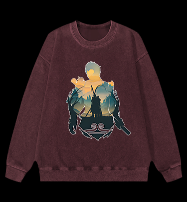 Monkey's Epic Fun Vintage Washed 100% Cotton Sweatshirt