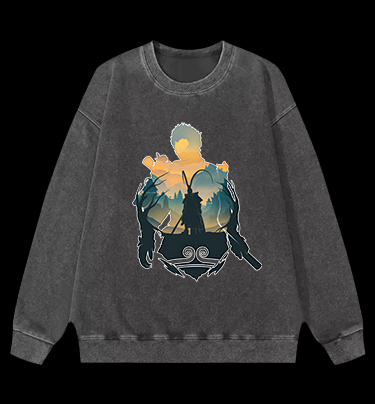 Monkey's Epic Fun Vintage Washed 100% Cotton Sweatshirt