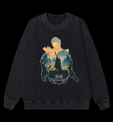 Monkey's Epic Fun Vintage Washed 100% Cotton Sweatshirt