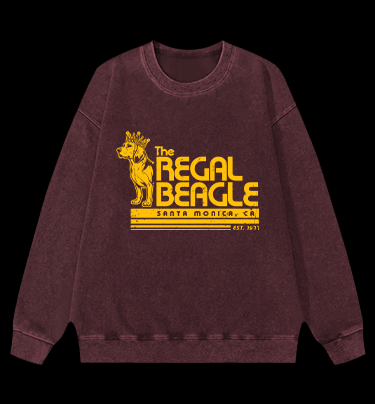 The REGAL BEAGLE Vintage Washed 100% Cotton Sweatshirt
