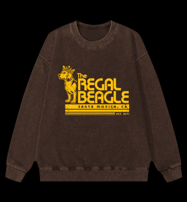 The REGAL BEAGLE Vintage Washed 100% Cotton Sweatshirt
