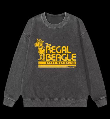 The REGAL BEAGLE Vintage Washed 100% Cotton Sweatshirt