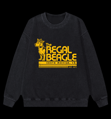 The REGAL BEAGLE Vintage Washed 100% Cotton Sweatshirt