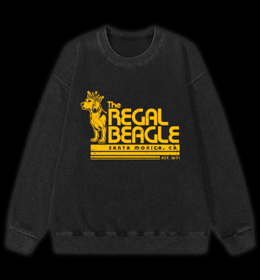 The REGAL BEAGLE Vintage Washed 100% Cotton Sweatshirt