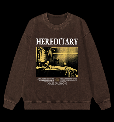 Hereditary Hail Pamon Vintage Washed 100% Cotton Sweatshirt