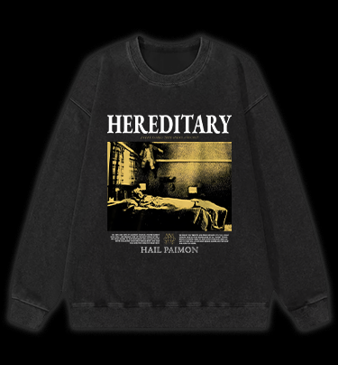 Hereditary Hail Pamon Vintage Washed 100% Cotton Sweatshirt