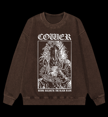Cotier - Maliketh the Black Blade Vintage Washed 100% Cotton Sweatshirt
