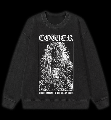 Cotier - Maliketh the Black Blade Vintage Washed 100% Cotton Sweatshirt