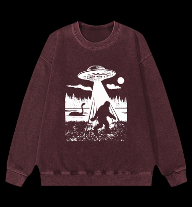 Cryptid Vintage Washed 100% Cotton Sweatshirt