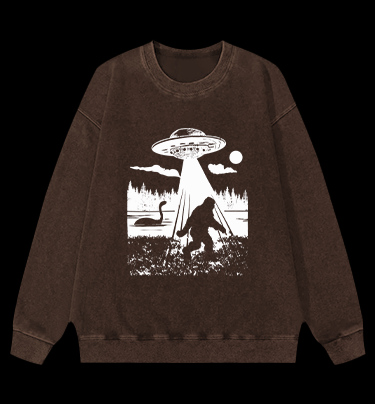 Cryptid Vintage Washed 100% Cotton Sweatshirt