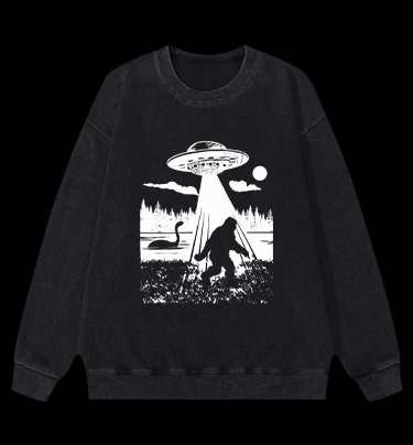 Cryptid Vintage Washed 100% Cotton Sweatshirt
