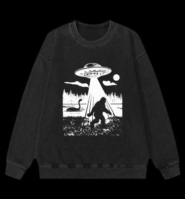 Cryptid Vintage Washed 100% Cotton Sweatshirt