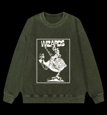 Fantasy Adventurer Vintage Washed 100% Cotton Sweatshirt