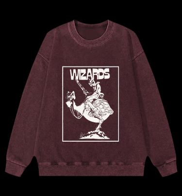 Fantasy Adventurer Vintage Washed 100% Cotton Sweatshirt