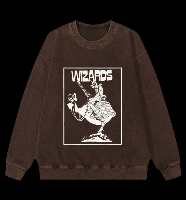 Fantasy Adventurer Vintage Washed 100% Cotton Sweatshirt