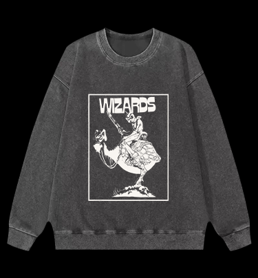 Fantasy Adventurer Vintage Washed 100% Cotton Sweatshirt