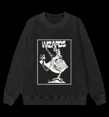 Fantasy Adventurer Vintage Washed 100% Cotton Sweatshirt