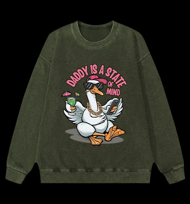 Swag Goose State Vintage Washed 100% Cotton Sweatshirt